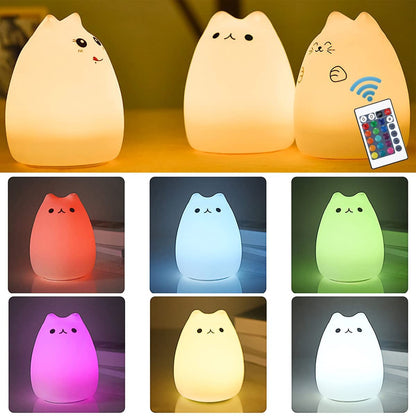 Night Light Cat Lamp